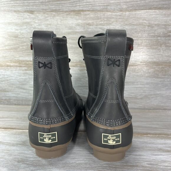 G.H. Bass Mens Mallard Waterproof Lace Up Rubber Gum Sole Duck Boots Size 8 M - Picture 4 of 10